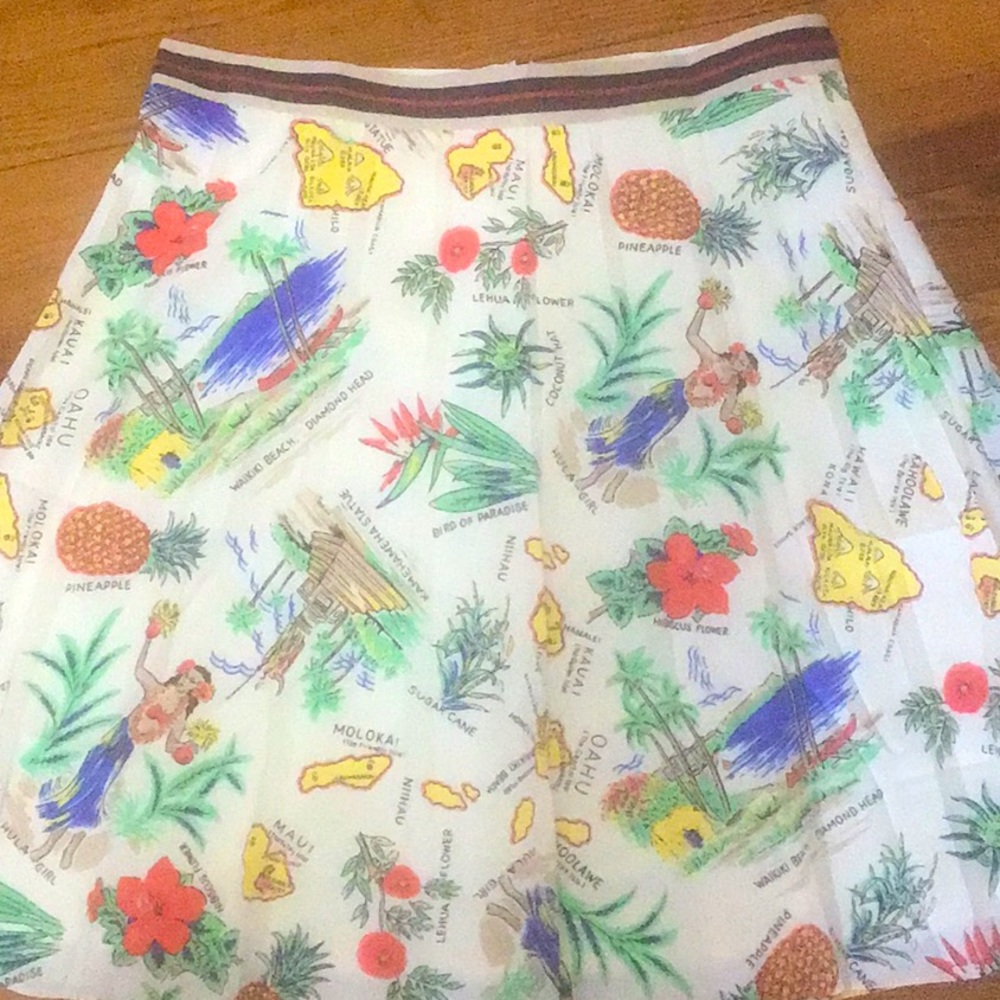 RARE J Crew Hawaii skirt size 10